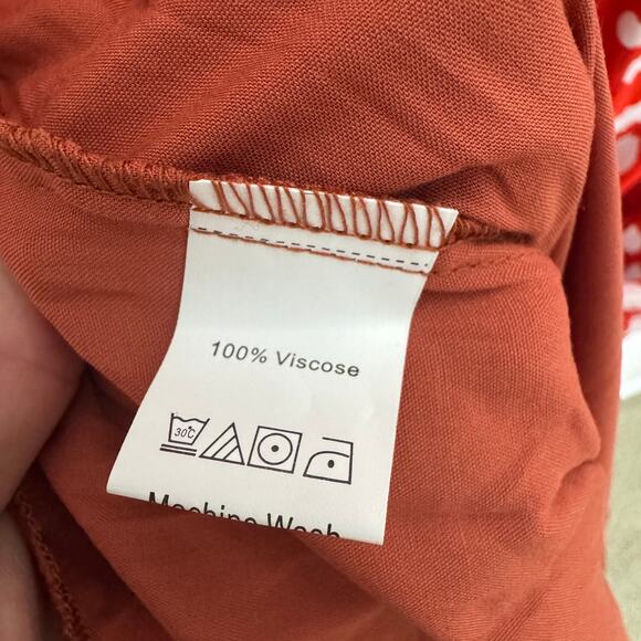 Kirundo Ruffle short Sleeve Summer Mini Dress US Women's M - Picture 6 of 9